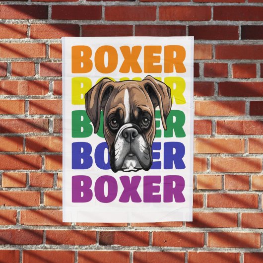 Boxer Dog Plakatwand Poster
