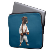 Boxer Dog Play Karate, Boxer Dog Karate Player Laptopschutzhülle (Vorderseite Links)