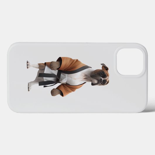 Boxer Dog Play Karate, Karate Champion Boxer Dog Case-Mate iPhone Hülle (Rückseite (Horizontal))