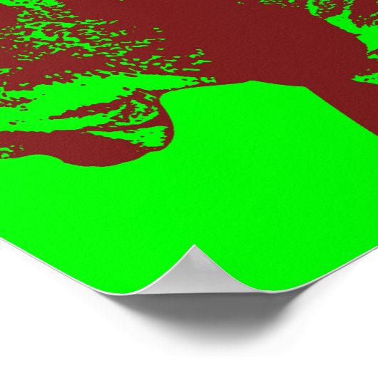 Boxer Dog Pop Art Style Poster (Ecke)