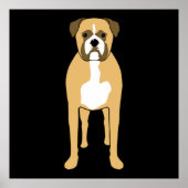 Boxer Dog. Poster (Vorne)