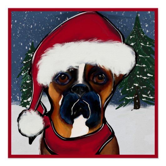 Boxer Dog Poster (Vorderseite)