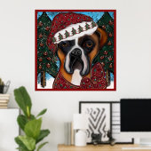 Boxer Dog Poster (Heimbüro)