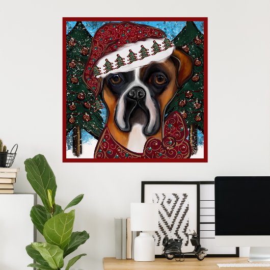 Boxer Dog Poster (Heimbüro)