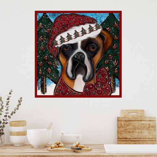 Boxer Dog Poster (Küche)