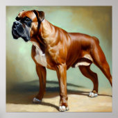 Boxer Dog Poster (Vorne)