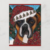 Boxer Dog Postkarte (Vorderseite)