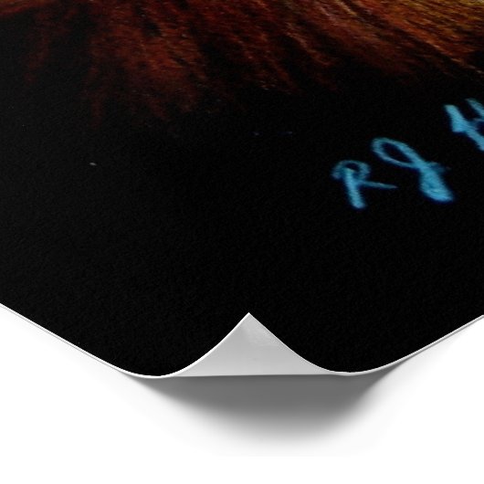 Boxer Dog Print, Poster (Ecke)