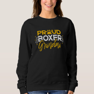 Boxer Dog Proud Grandma Boxer Zucht Sweatshirt