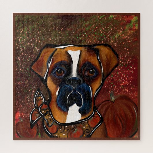 Boxer Dog Puzzle (Vertikal)