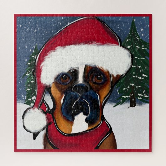 Boxer Dog Puzzle (Vertikal)