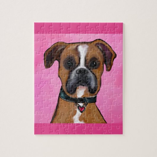 Boxer Dog Puzzle (Vertikal)