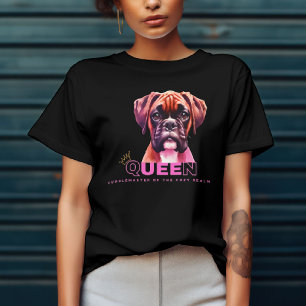 Boxer Dog - Queen Cuddle Master T-Shirt