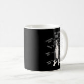 Boxer Dog Reverse Brindle Siegel Anatomie Funny Ni Kaffeetasse (VorderseiteRechts)