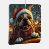 Boxer Dog Roller Untersetzer Weihnachten Keramikornament (Rechts)