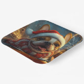 Boxer Dog Roller Untersetzer Weihnachten Pappteller (Gewinkelt)