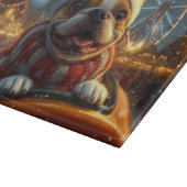 Boxer Dog Roller Untersetzer Weihnachten Schneidebrett (Ecke)