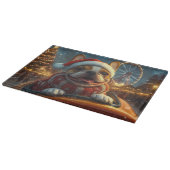 Boxer Dog Roller Untersetzer Weihnachten Schneidebrett (Ecke)