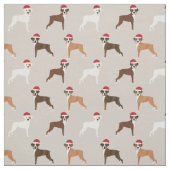 Boxer dog santa Pfoten Stoff (Muster)