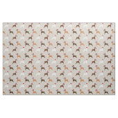 Boxer dog santa Pfoten Stoff (Fat Quarter (45,7 x 55,9 cm))