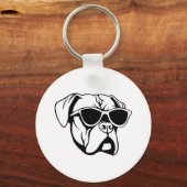 Boxer Dog Schlüsselanhänger (Vorderseite)