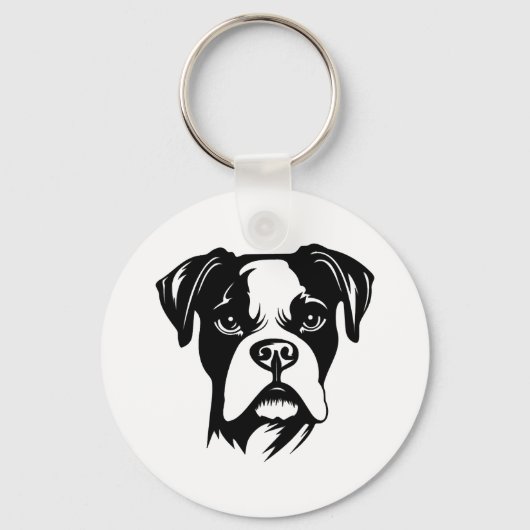 Boxer Dog Schlüsselanhänger (Vorderseite)