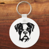 Boxer Dog Schlüsselanhänger (Vorderseite)