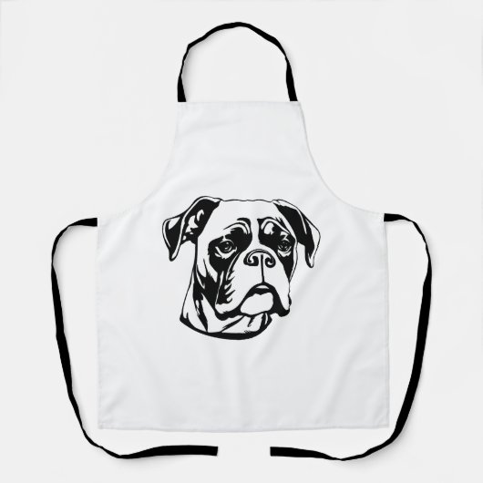 Boxer Dog Schürze (Vorderseite)