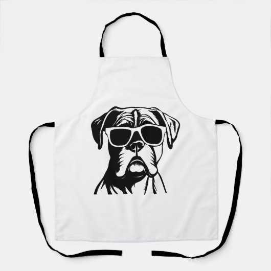 Boxer Dog Schürze (Vorderseite)