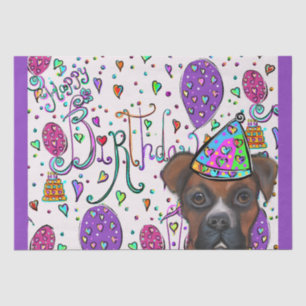 Boxer Dog Seidenpapier