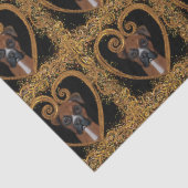 BOXER DOG SEIDENPAPIER (Detail)
