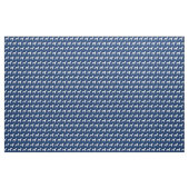 Boxer Dog Silhouette Pet Navy Blue Stoff (Yard (91,4 cm))