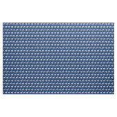 Boxer Dog Silhouette Pet Navy Blue Stoff (Yard (91,4 cm))