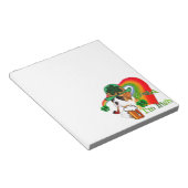 Boxer Dog St Patrick's Day Notizblock (angewinkelt)