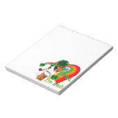 Boxer Dog St Patrick's Day Notizblock (Rotiert)