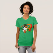 Boxer Dog St Patrick's Day T-Shirt (Vorne ganz)
