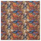 Boxer Dog Stoff (Muster)