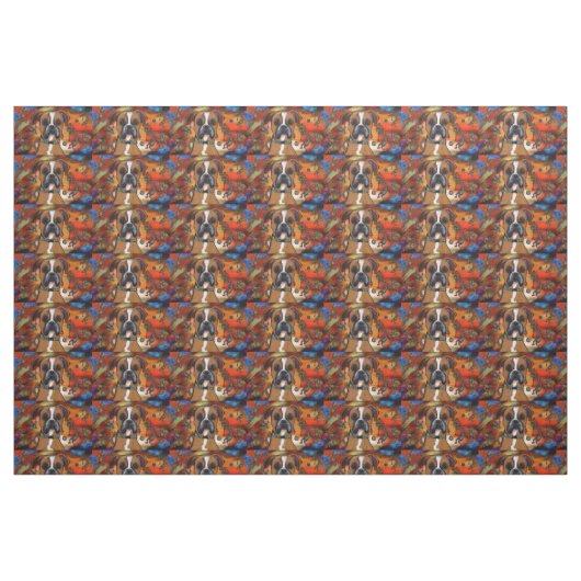 Boxer Dog Stoff (Fat Quarter (45,7 x 55,9 cm))