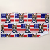 BOXER DOG STRANDTUCH (Vorderseite)