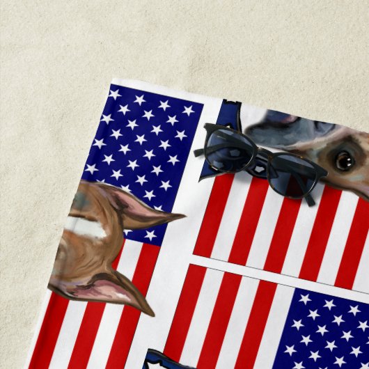 BOXER DOG STRANDTUCH (Beispiel)