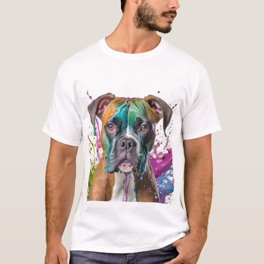 Boxer Dog T-Shirt (Vorderseite)