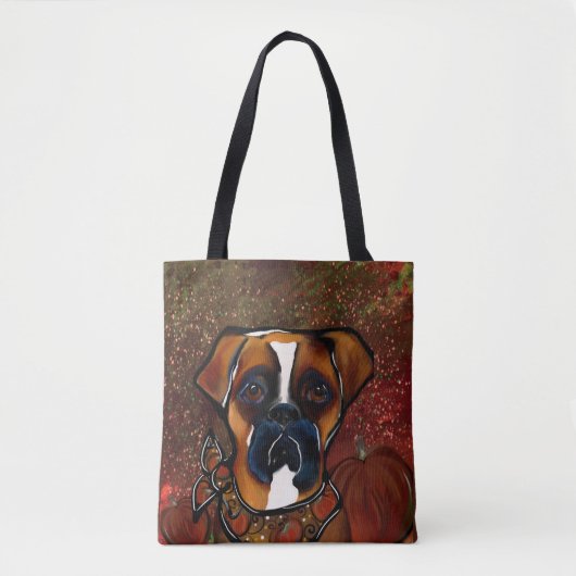 Boxer Dog Tasche (Vorderseite)