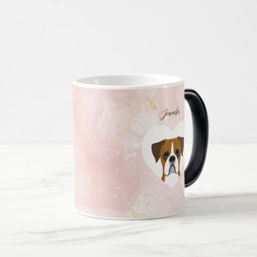 Boxer Dog Tasse (VorderseiteRechts)