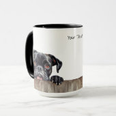 Boxer Dog Tasse (Vorderseite Links)