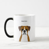 Boxer Dog Tasse (Links)