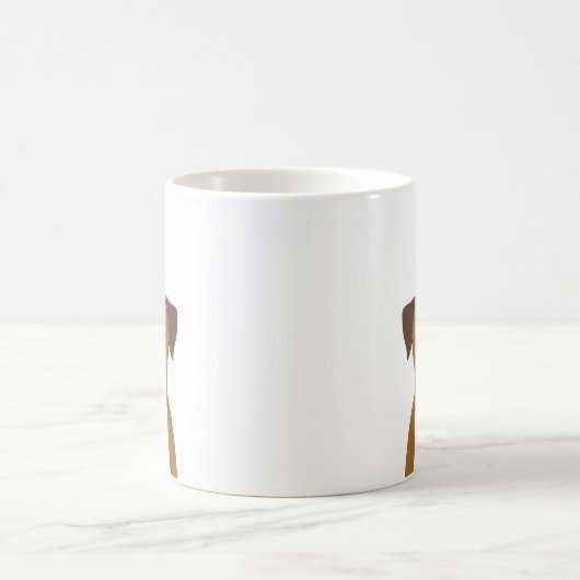 Boxer Dog Tasse (Mittel)