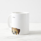 Boxer Dog Tasse (Vorderseite Links)