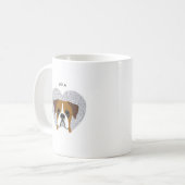 Boxer Dog Tasse (Vorderseite Links)