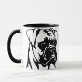 Boxer Dog Tasse (Links)