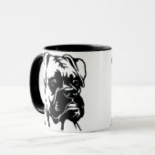Boxer Dog Tasse (Vorderseite Links)